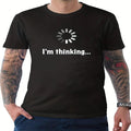 Men's Fashion Leisure Commute All-matching Round Neck Short Sleeve T-shirt