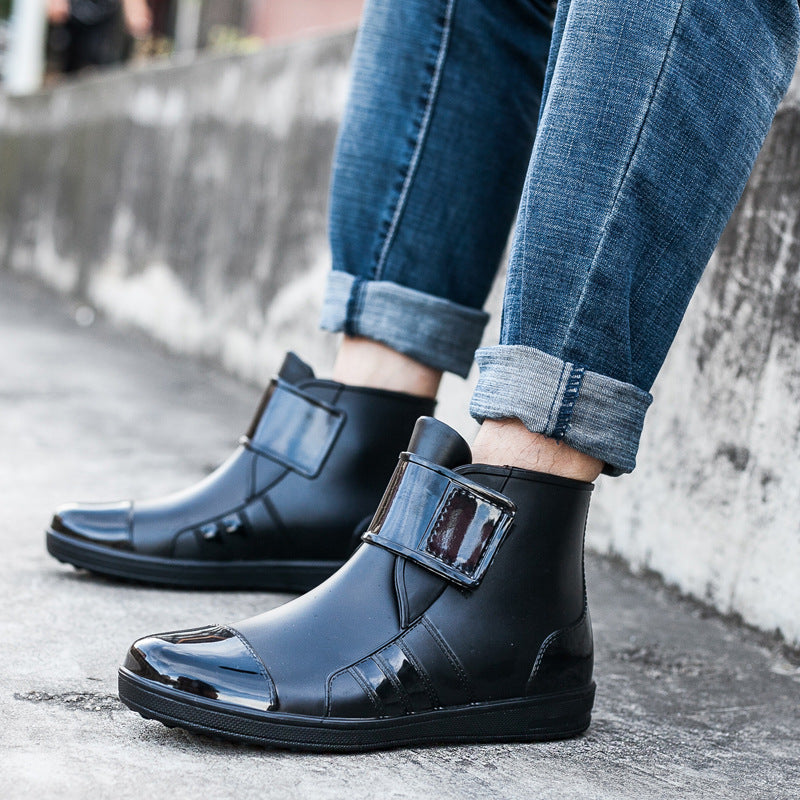 Men's Plus Size Rubber Shoes Non-slip Water Shoes Men's Overshoes