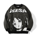 Character Jacquard Sweater Men's High Street Fashion Brand