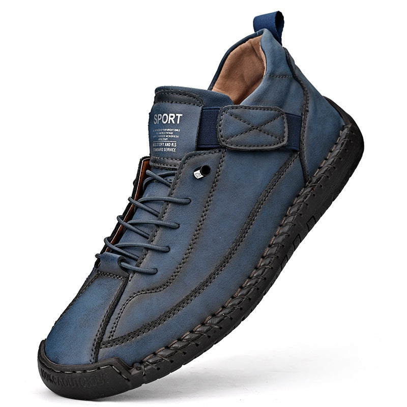 Men's Mid Top Martin Boots Outdoor Casual Shoes