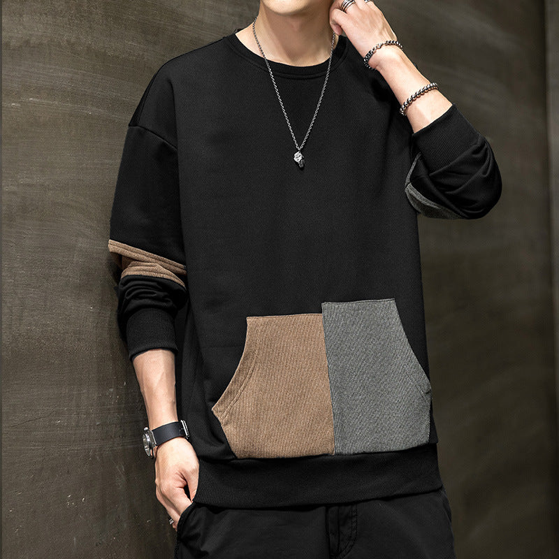 Double-sided Velvet Loose Trend Round Neck sweatshirt