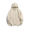 Japanese-style Retro Casual Waffle Hooded Cardigan