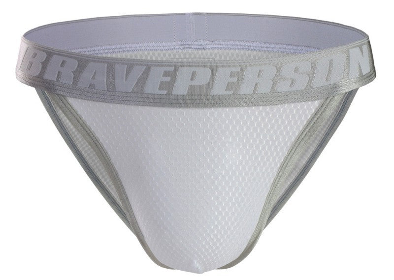 Men's Underwear Jacquard Hip High Fork Briefs