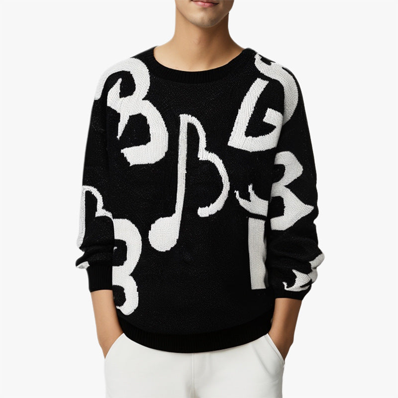 Jacquard Thickened Bottoming Shirt Thermal Sweater