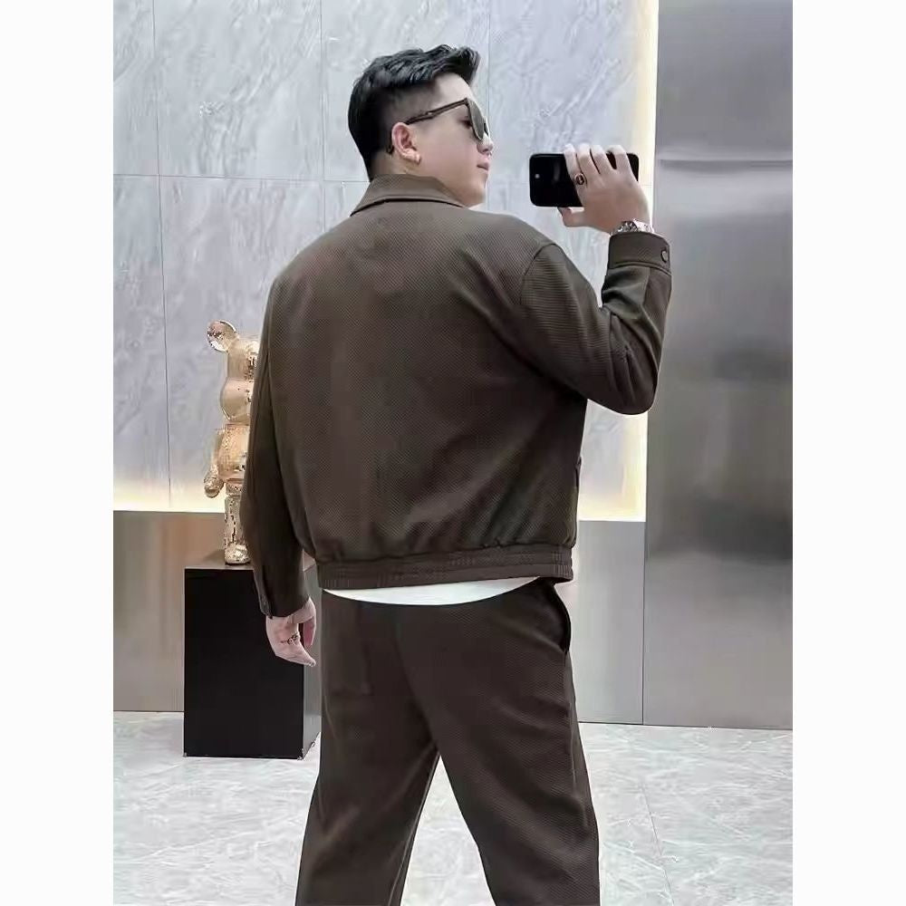 Trendy Ruoshuai Japanese Style Polo Collar Jacket