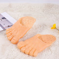 Creative Slippers Men And Women Toe Shoes Bigfoot Shoes People