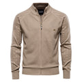 Autumn Cross-border Men's Cardigan New Men's Solid Color