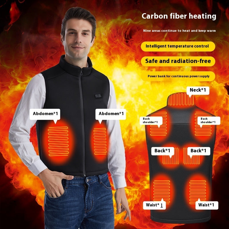 Women's Warmth Artifact Anti Cold Charging Self Heating Vest