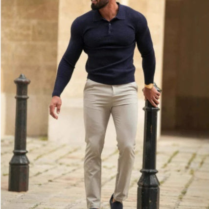 Solid Color Casual Men's Suit Pants Business All-match Trousers