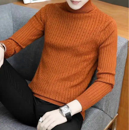 Autumn Style Cross Eight High-neck Trendy Man