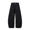 Pleated Machete Casual Pants Men's Loose-fitting Wide-leg Trousers