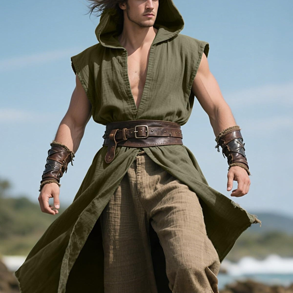 Renaissance Short Cloak Men's Halloween