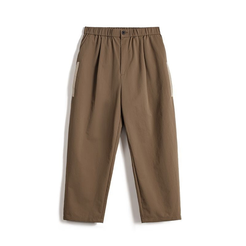 American Retro Stretch Casual Pants Khaki Commuter Anti-wrinkle Tapered