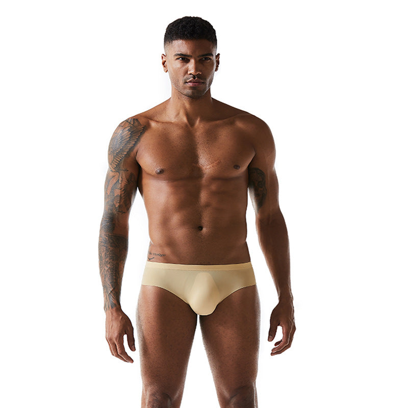 One-piece Seamless Low Waist Quick-drying Breathable Men's Underwear