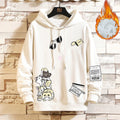 Men's Plus Size Hooded Fleece Thickened Sweatshirt