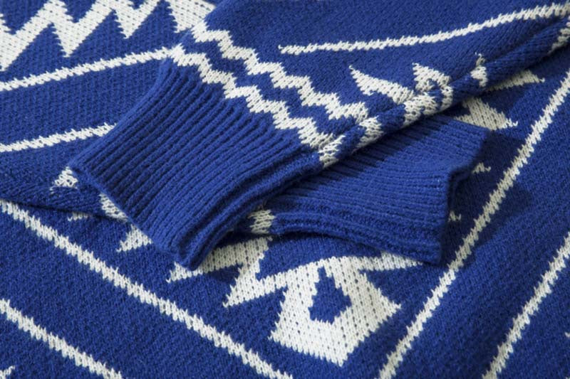 Street Tide Original Design Geometric Totem Sweater For Men