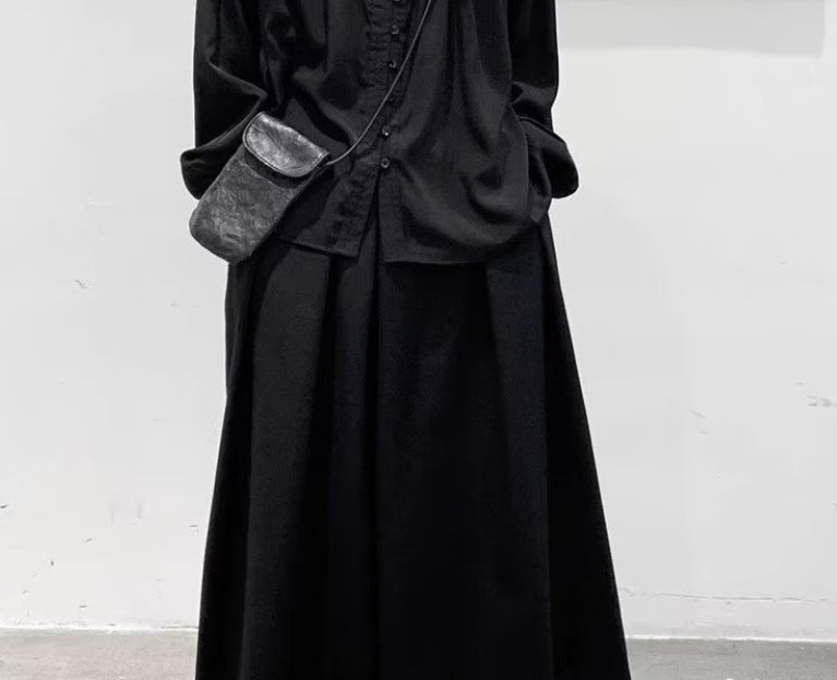 Men's Pantskirt Suit Wide-leg Casual Pants