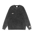 Worn Looking Washed-out Round Neck Sweater Men's INS