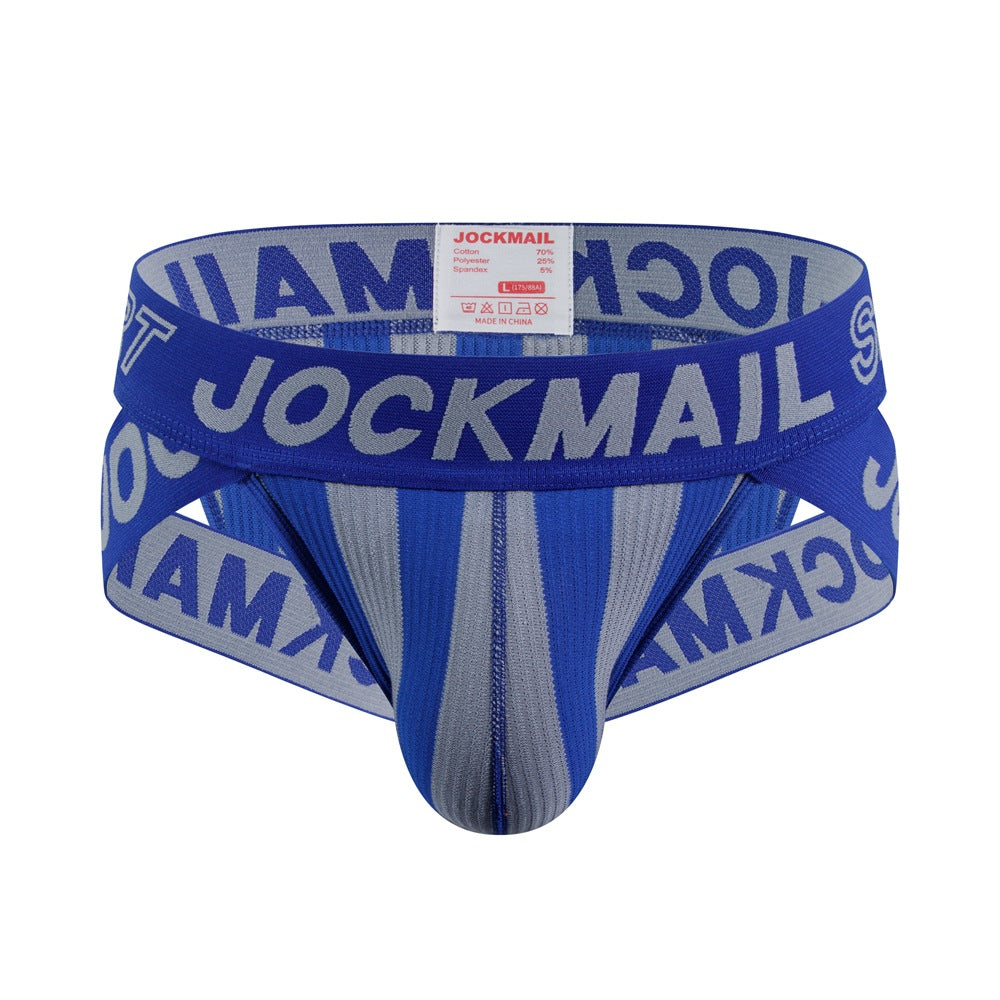 Striped Briefs Cotton Breathable Sports Hip Lifting