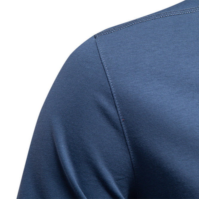 Men's Long Sleeve T-shirt Business Casual Bottoming Shirt
