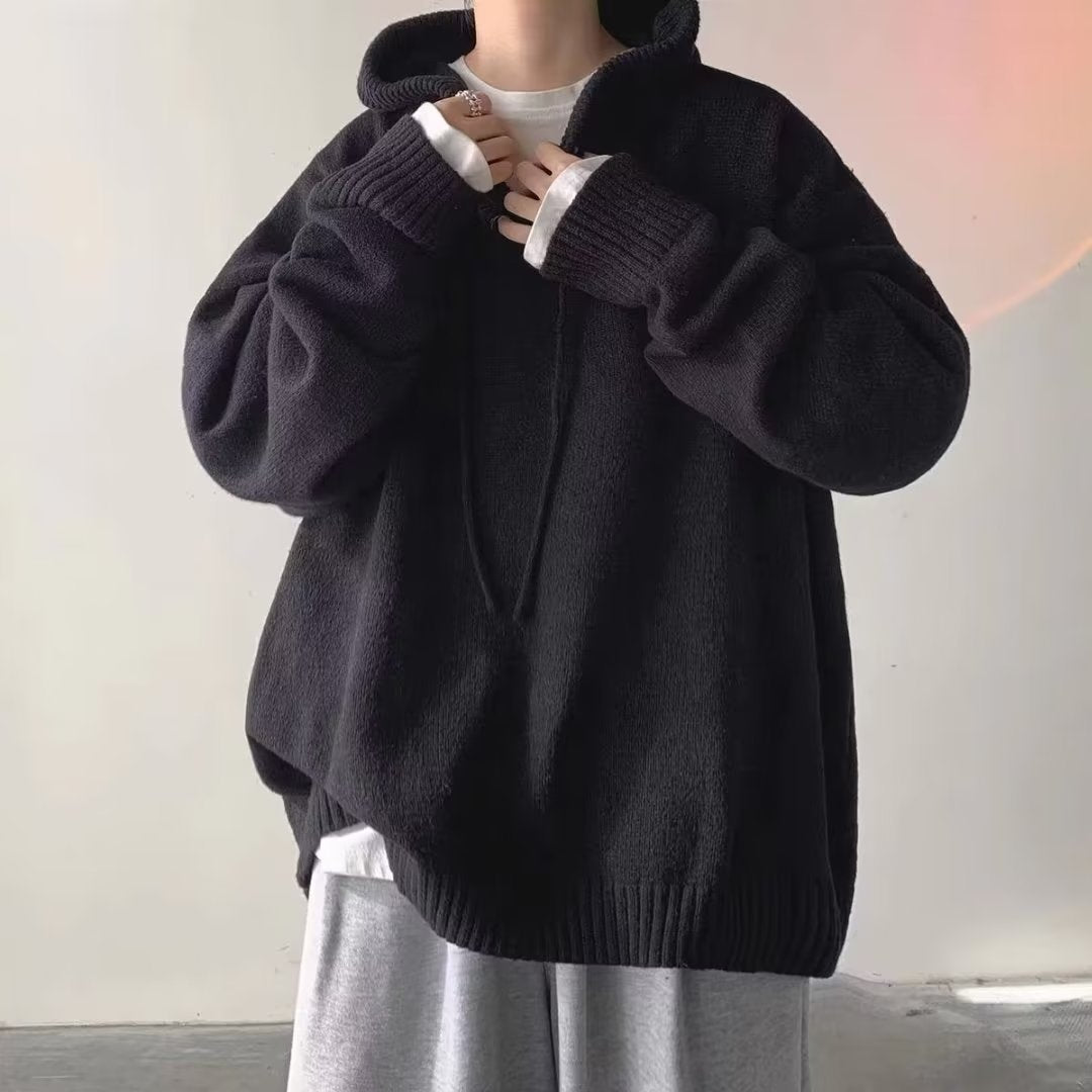 Japanese-style Retro Lazy And Loose Preppy-style Sweatshirt Coat