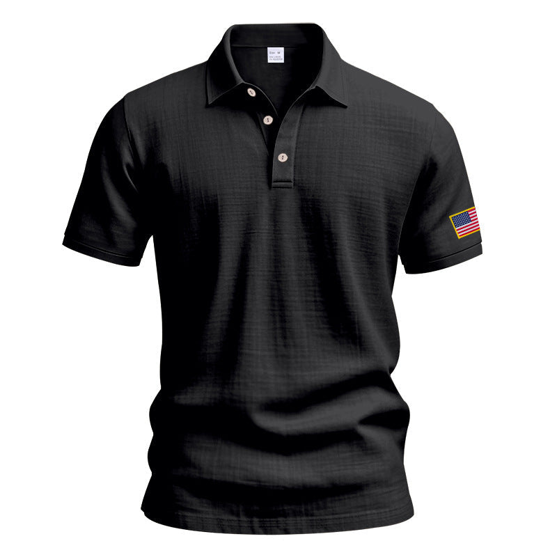 American Summer Linen Short Sleeve Men Clothing