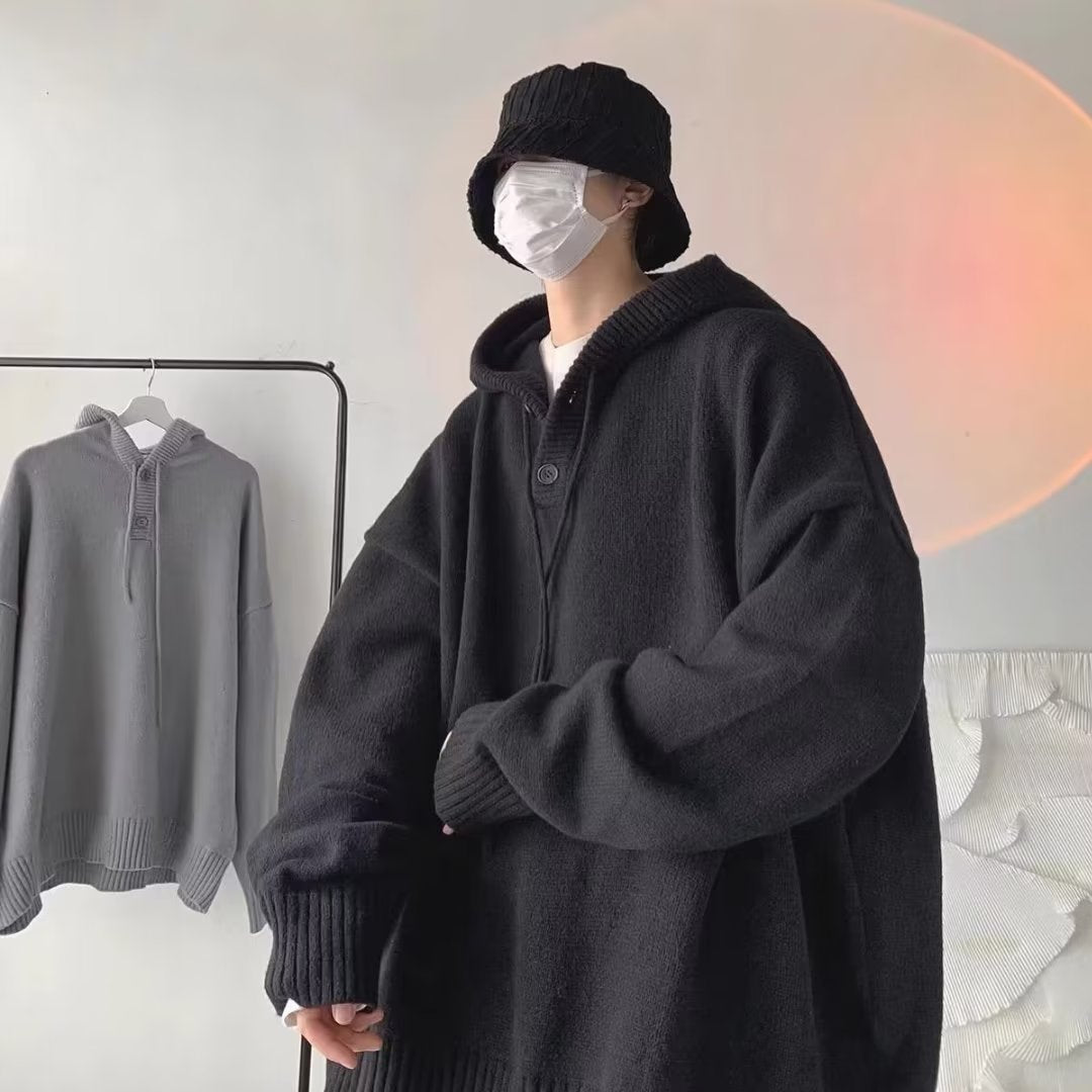 Japanese-style Retro Lazy And Loose Preppy-style Sweatshirt Coat