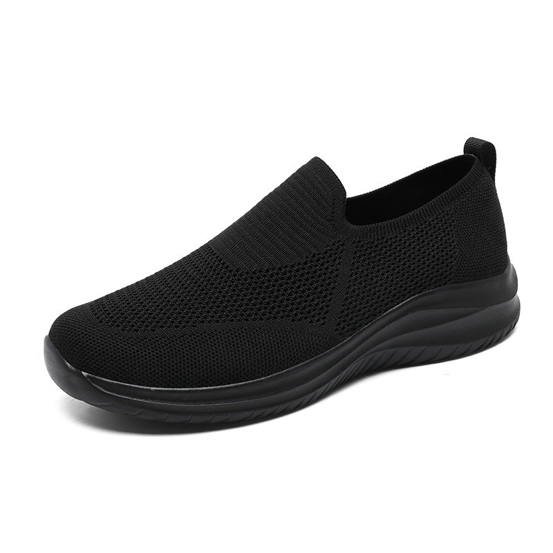 Mesh Flying Woven Breathable Loafers Comfortable All-match Shoes