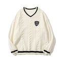 V-neck Sweater Autumn Street Trend Loose Pullover