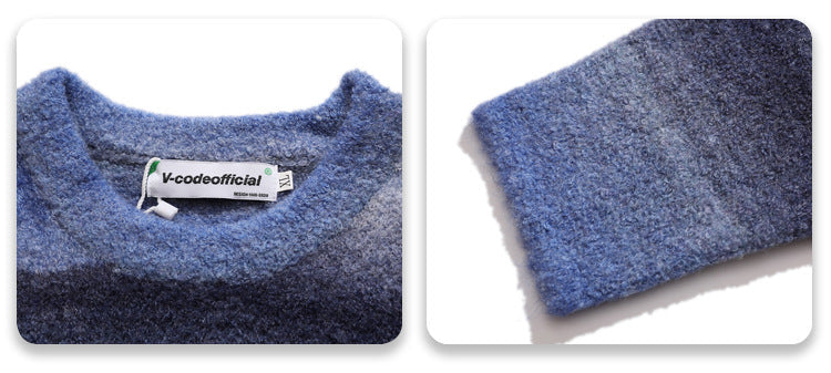 Gradual Stripe Sweater Design Knitwear