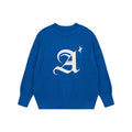 Printed Round Neck With Low Sense Sweater