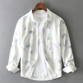 Trendy Printed Shirt Long Sleeve Men's Fashion Casual All-matching