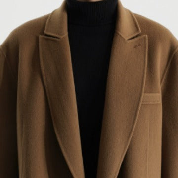Double-faced Woolen Suit Wool Coat For Men