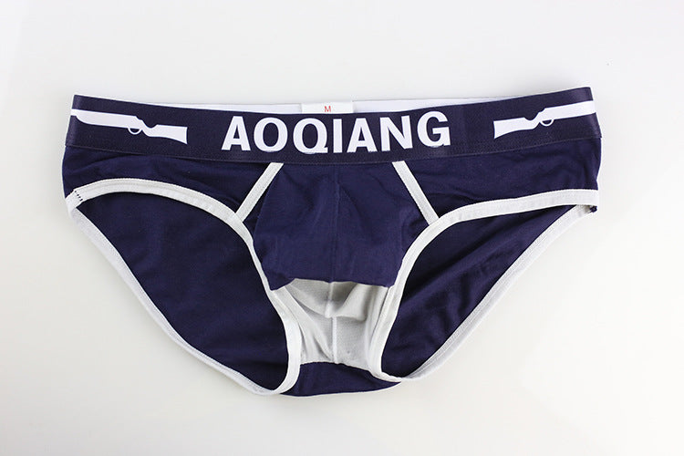 Men's Underwear Aoguan Men's Sexy Capsule Breathable Cotton Briefs 39