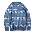 Men's Round Neck Knitted Loose Wide Version Luo Nan