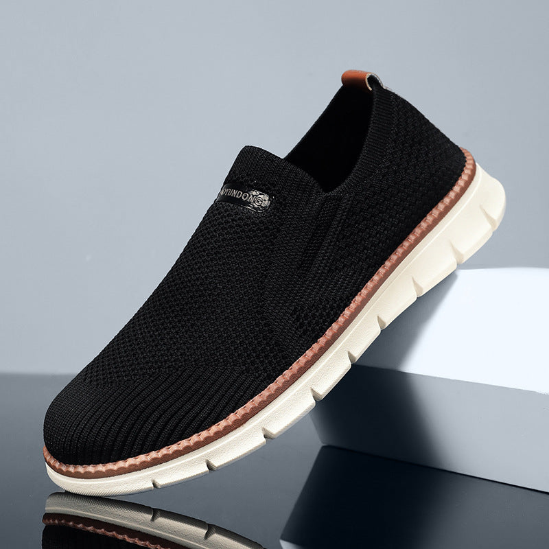 Mesh Breathable Flyknit Casual Shoes
