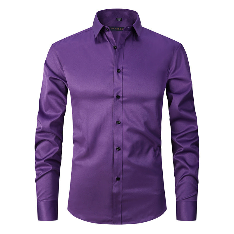 Stretch Long Sleeve Shirt Men's Work