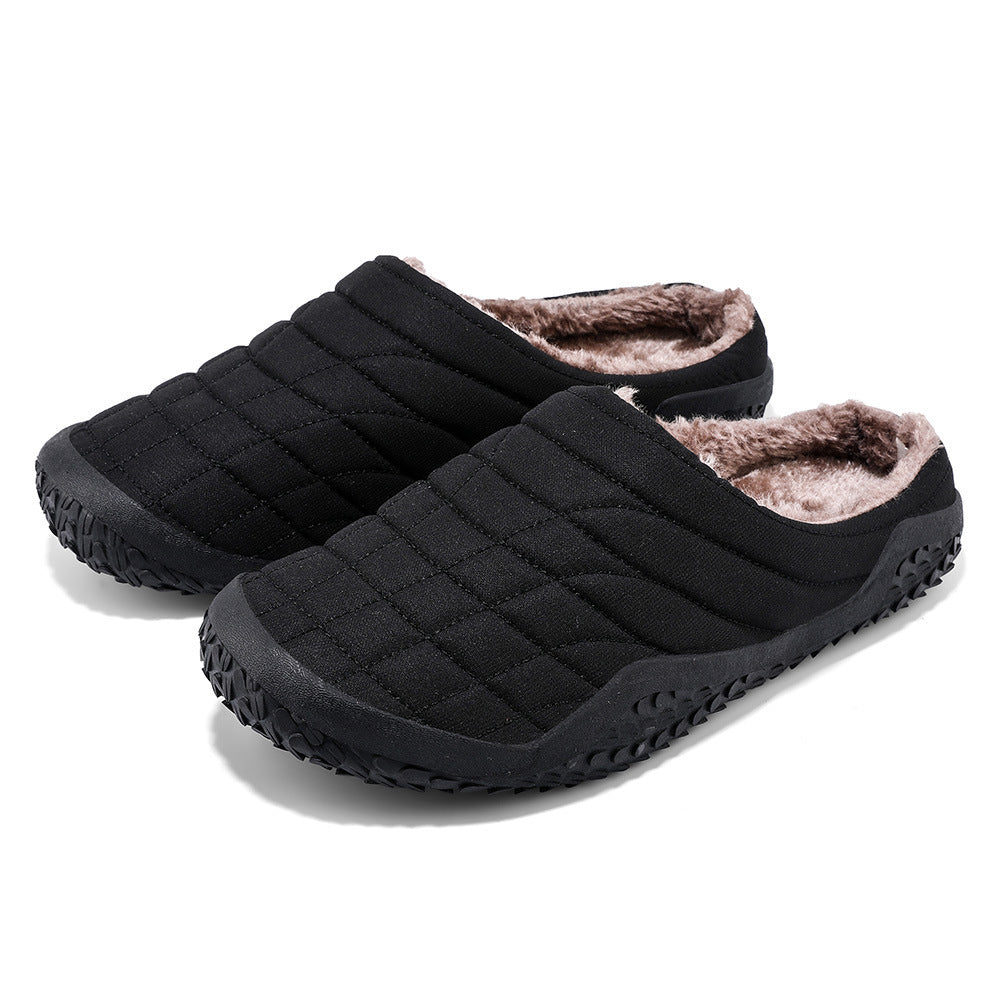 Winter New Style Plus Velvet Set Foot Indoor Men's Outdoor Cotton Mop