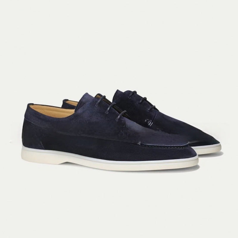 Summer New Foreign Trade Style European And American British Lace Up Men's Plus Size Casual Men's Shoes