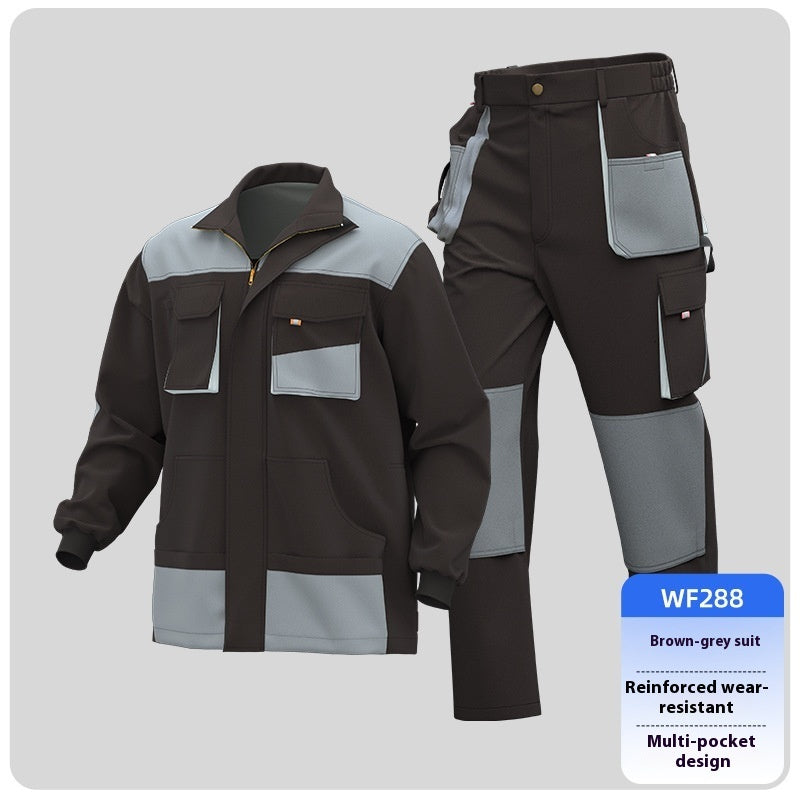 Stereo Multi-pocket Cargo Pants Suit