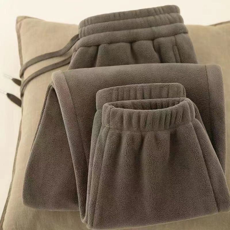 Men's Double-sided Fleece Outerwear Jogger Pants