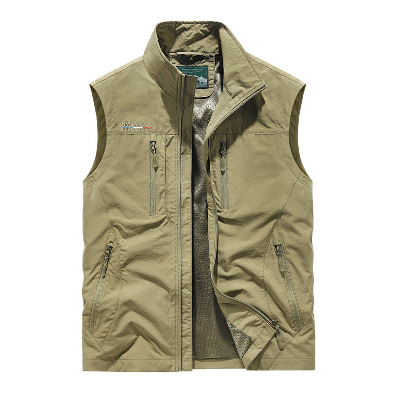 Men's Casual Thin Workwear Sleeveless Jacket