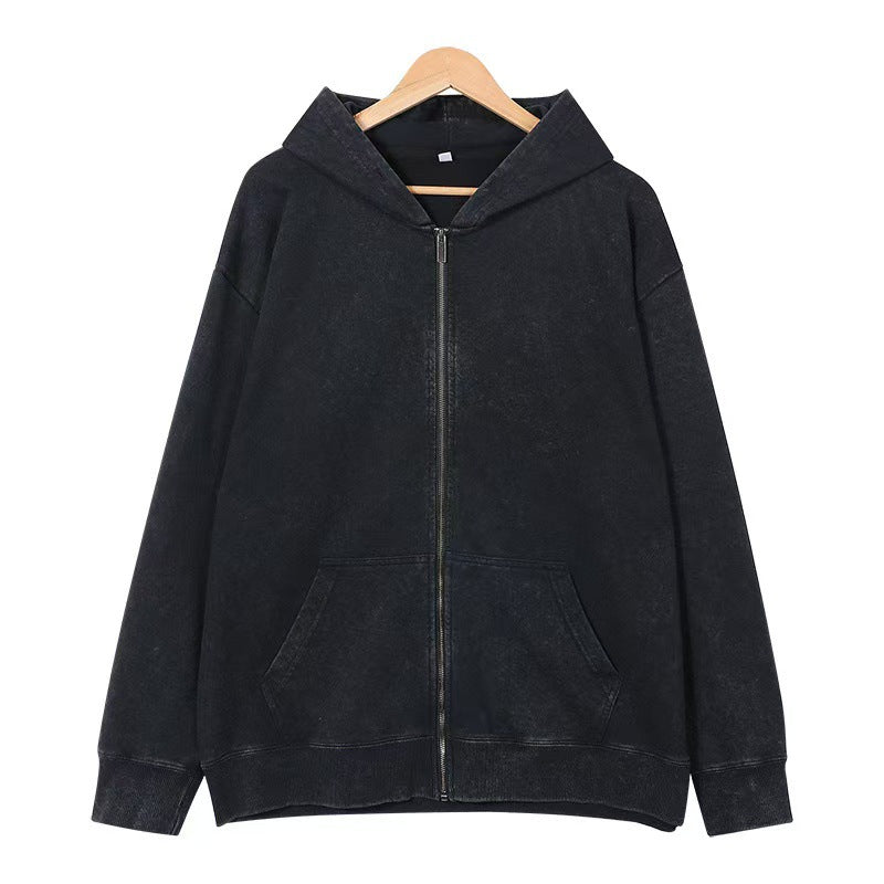 Men's Vintage Zipper Cardigan Casual Jacket