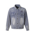 Punk Distressed Corduroy Jacket
