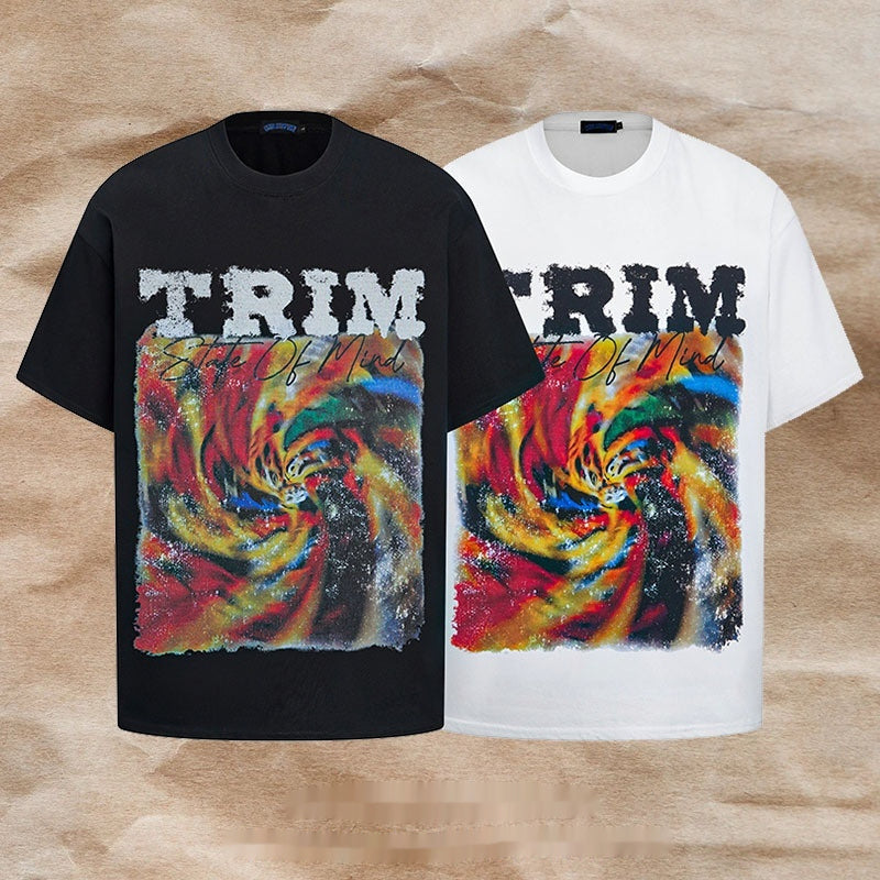 Men's Personality Fashion Casual All-match T-shirt