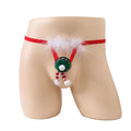 Men's Elastic Underwear Christmas Feather New Sexy