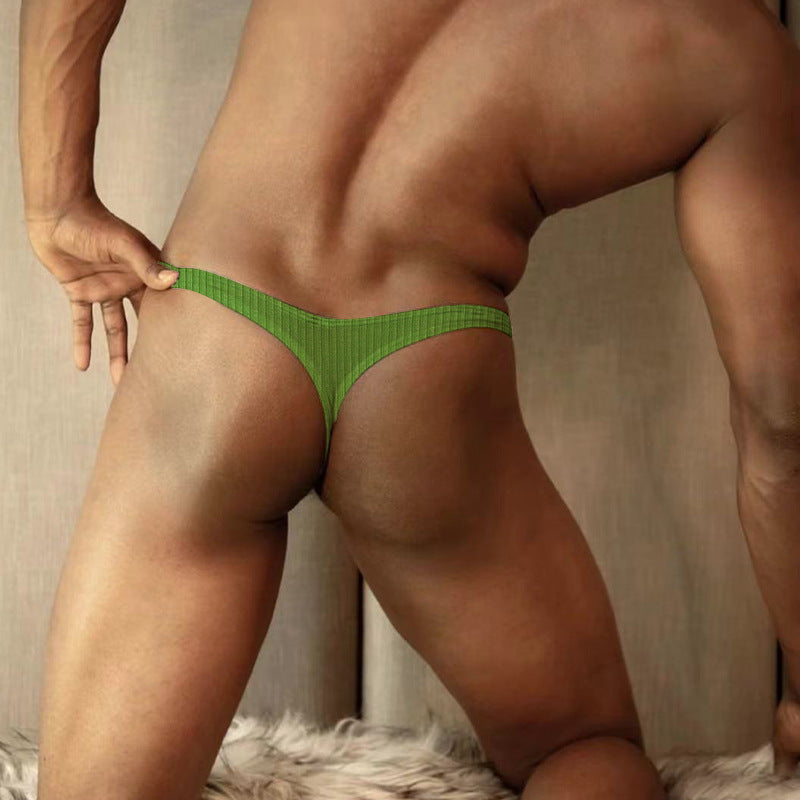 Low Waist Panties Solid Color Sexy T-shaped Panties Sexy Bikini Modal Triangle