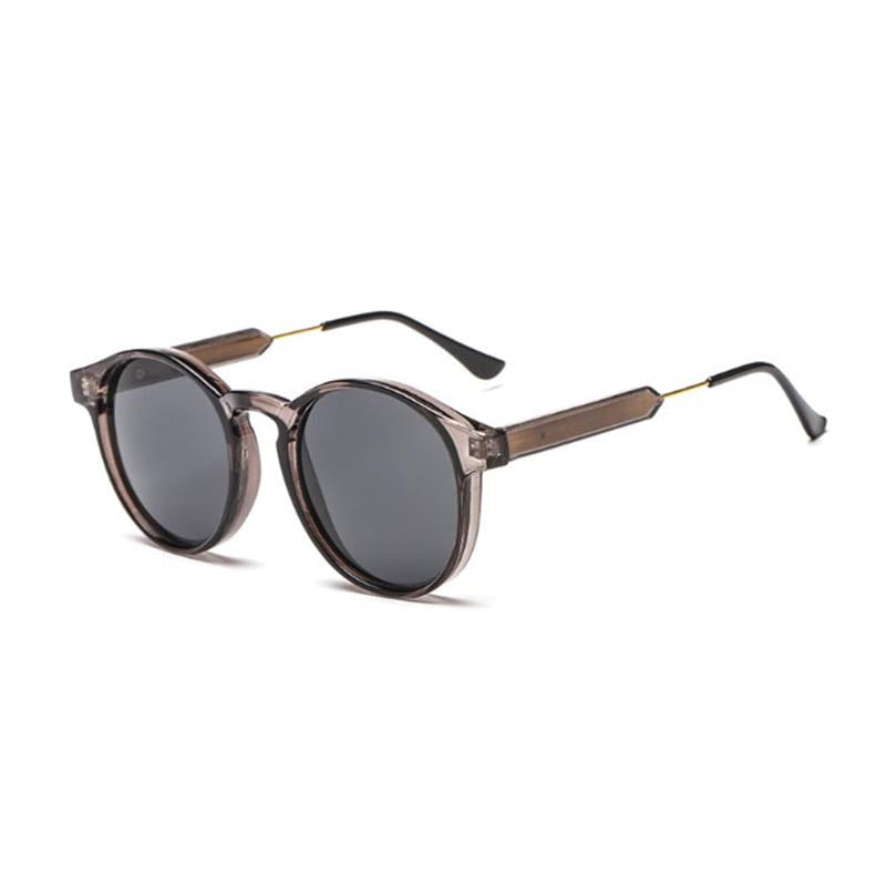 Round Frame Transparent Fashion Sunglasses