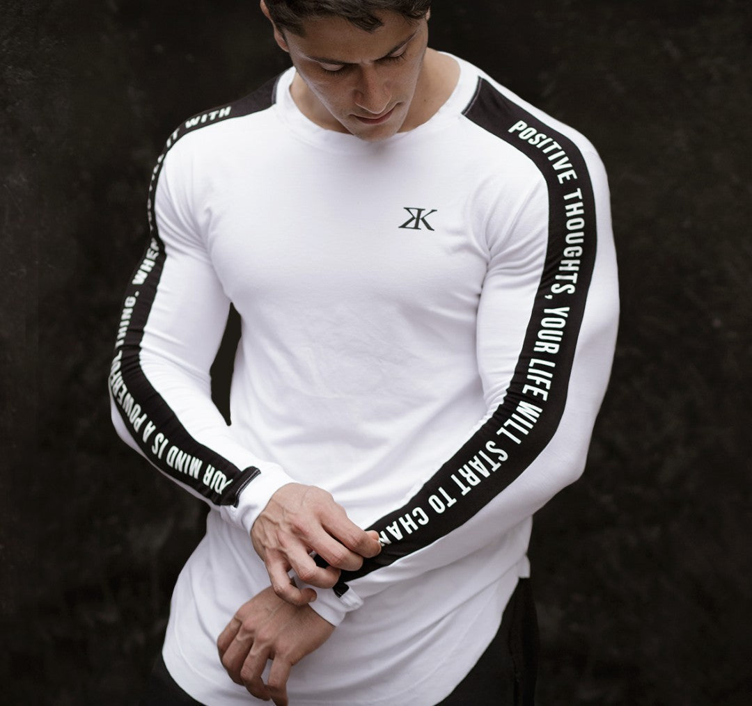 Fitness training long-sleeved bottoming shirt tops breathable elastic moisture wicking quick-drying tight-fitting quick-drying sports and leisure