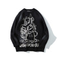 Autumn And Winter Thick Embroidered Hip-hop Long-sleeved Couple Sweater